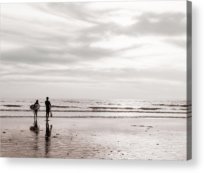 Surf Acrylic Print featuring the photograph Beach Vibes 1 by Carmen Kern