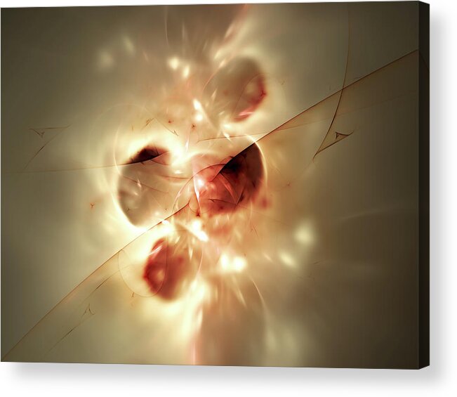  Acrylic Print featuring the digital art Diffuse Appearance by Jo Voss