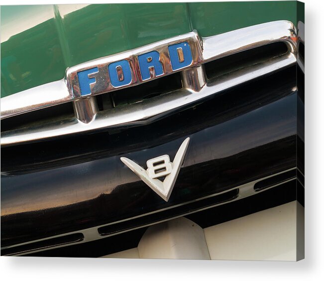Ford Acrylic Print featuring the photograph Ford V8 by Stewart Helberg