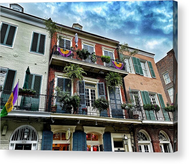 Dan Miller Acrylic Print featuring the photograph French Quarter by Dan Miller