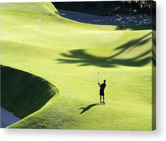 Shadow Acrylic Print featuring the photograph Golf general view by Bob Thomas