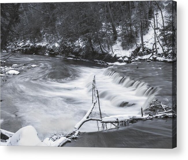  Acrylic Print featuring the photograph Henry Church Rock Falls by Brad Nellis