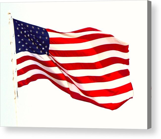 Flag Acrylic Print featuring the photograph Let Freedom Reign by Dietmar Scherf