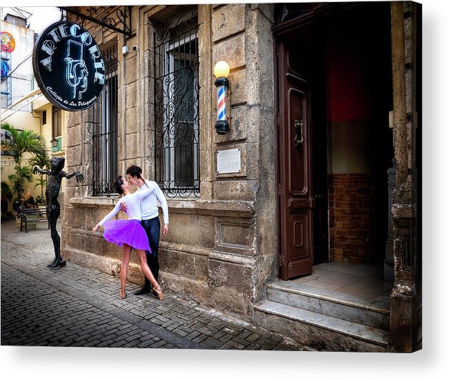 Ballet Acrylic Print featuring the photograph Love in Havana by Kathryn McBride