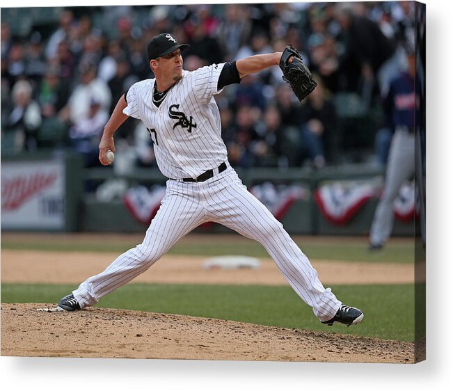 American League Baseball Acrylic Print featuring the photograph Matt White by Jonathan Daniel