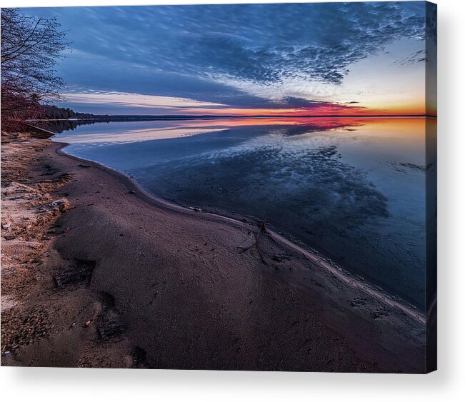 Landscape Acrylic Print featuring the photograph Morning shore by Joe Holley
