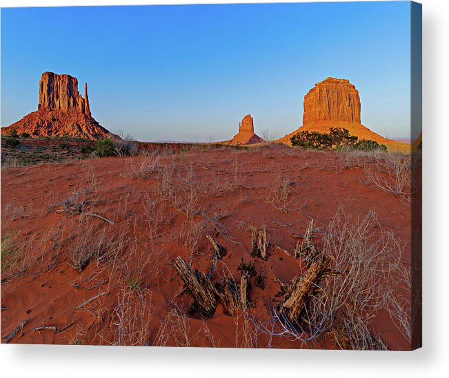 Monument Valley Acrylic Print featuring the photograph October 2018 Mittens by Alain Zarinelli