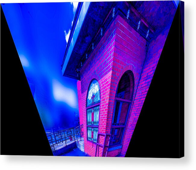 Architecture Acrylic Print featuring the photograph Perspective Prior to Demolition by Eileen Backman
