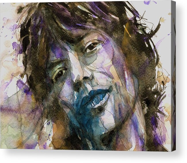 Rock And Roll Acrylic Print featuring the painting Rock n Roll , But I like it by Paul Lovering