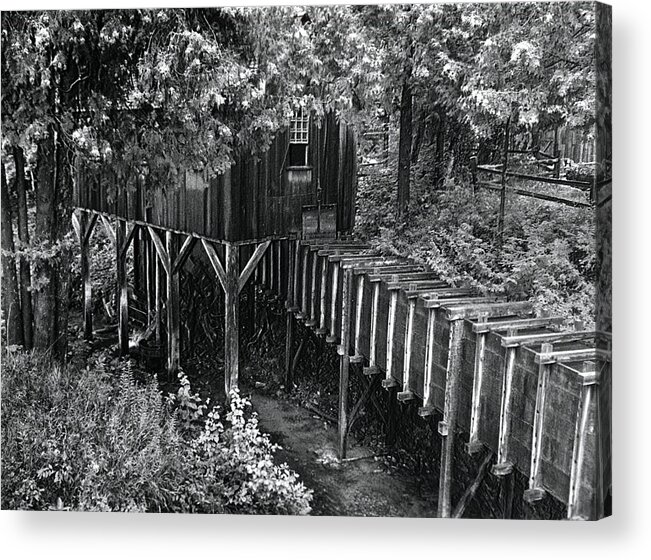 Saw Mill Acrylic Print featuring the photograph Saw Mill by H S Reynolds