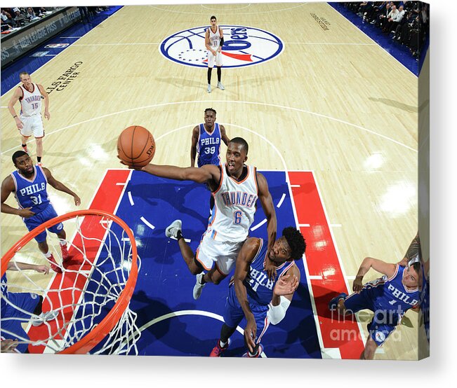 Nba Pro Basketball Acrylic Print featuring the photograph Semaj Christon by Jesse D. Garrabrant