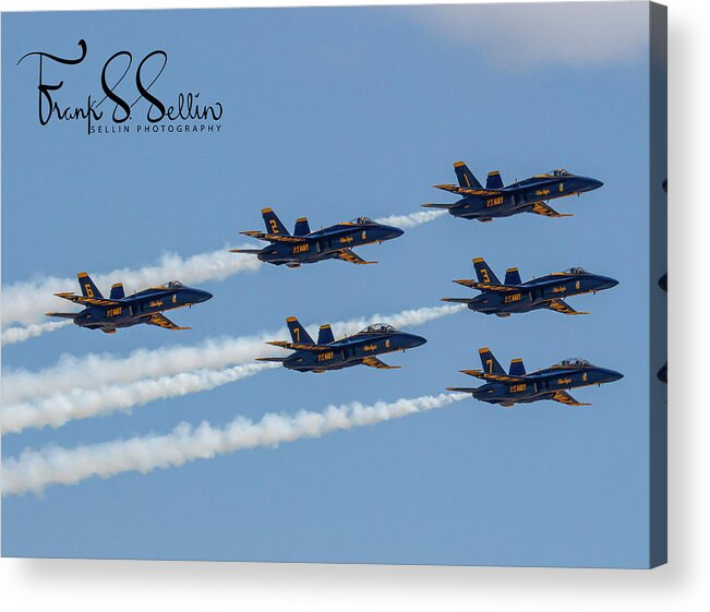 2017 Acrylic Print featuring the photograph Six Plane Delta by Frank Sellin