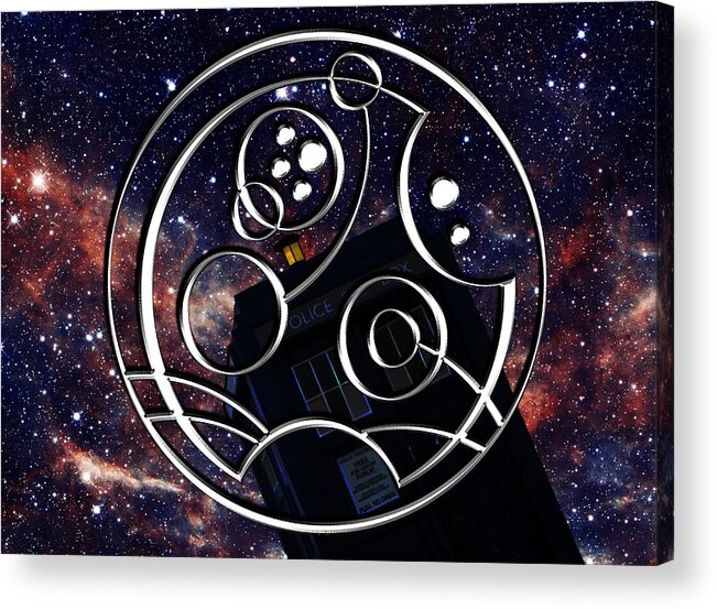  Acrylic Print featuring the digital art Snushicon by Mary J Winters-Meyer