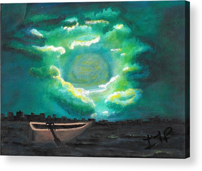 Esoteric Acrylic Print featuring the painting Taken by Esoteric Gardens KN
