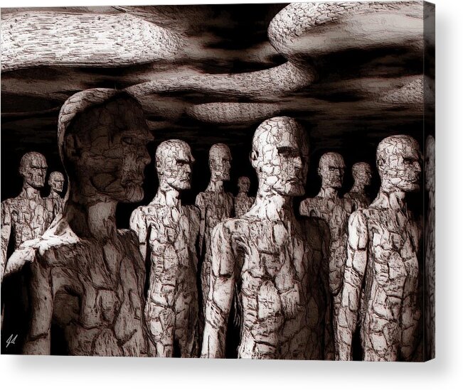 Dreams Acrylic Print featuring the digital art The Righteous Damned by John Alexander
