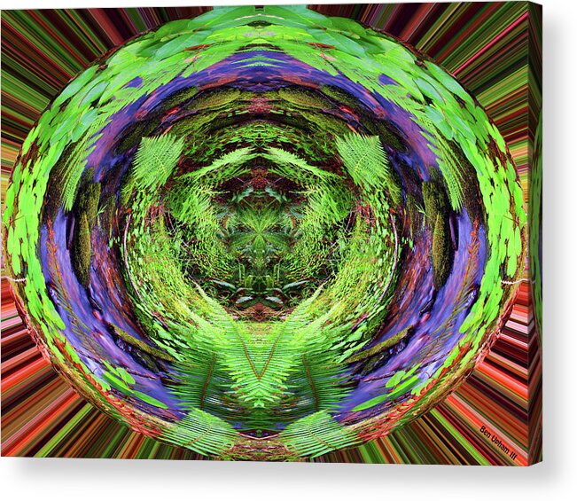 Nature Acrylic Print featuring the photograph The Spirit Deep Within by Ben Upham III