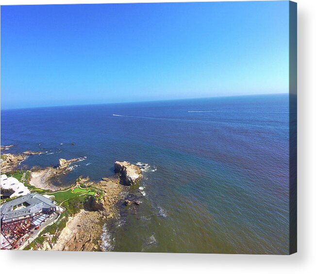 Ocean Acrylic Print featuring the photograph Touch the Sky by Marcus Jones
