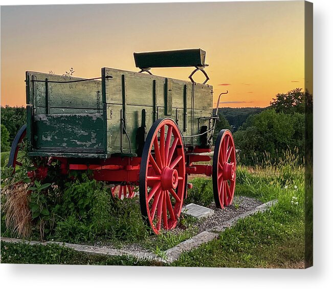  Acrylic Print featuring the photograph Wagon Hill by John Gisis