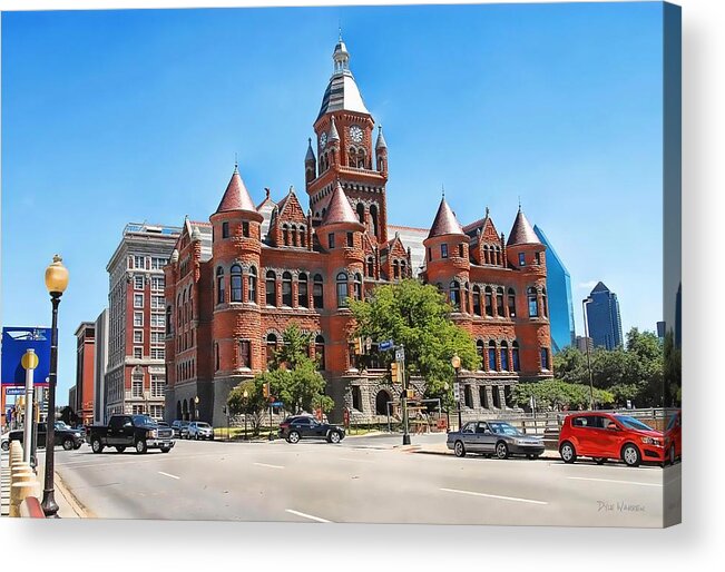 Old Red Courthouse Acrylic Print featuring the photograph  Old Red Museum - Dallas by Dyle  Warren
