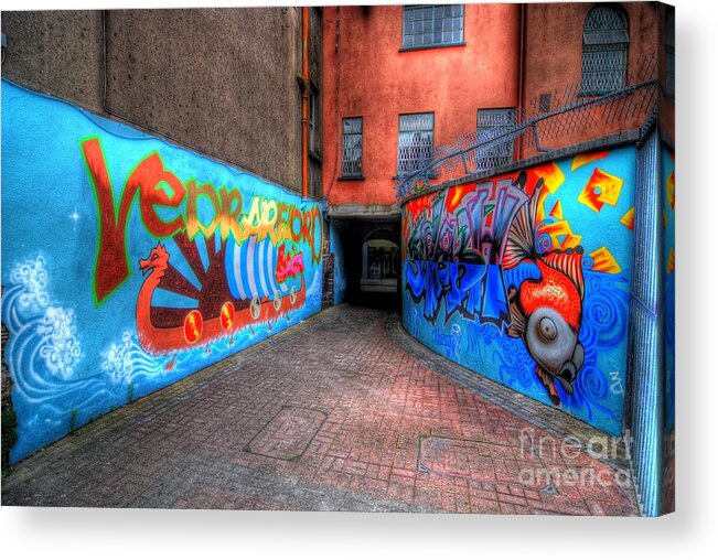 Viking Acrylic Print featuring the photograph Vedrarfjiordr by Joe Cashin