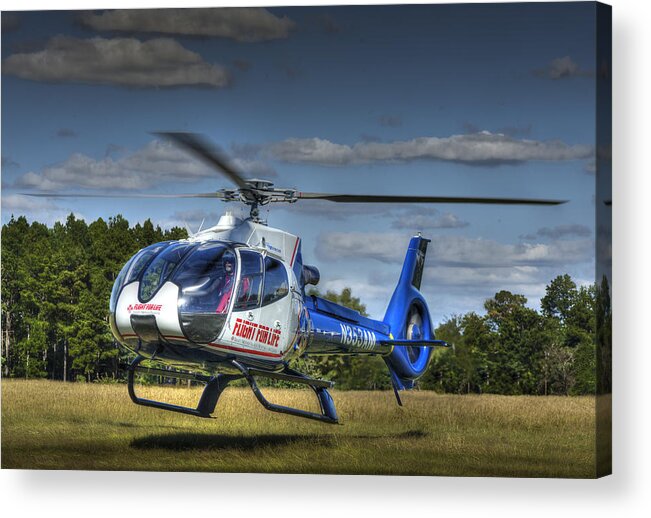 Medevac Acrylic Print featuring the photograph Medevac Helicopter by Phil And Karen Rispin