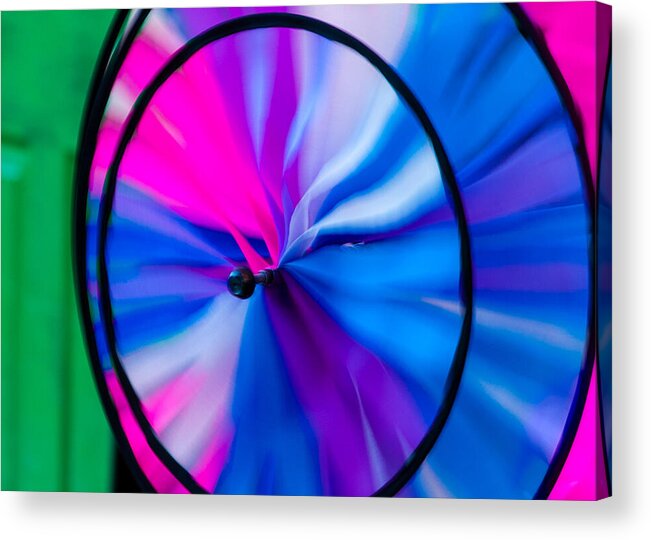Pinwheel Acrylic Print featuring the photograph Whirligig 3 by David Smith
