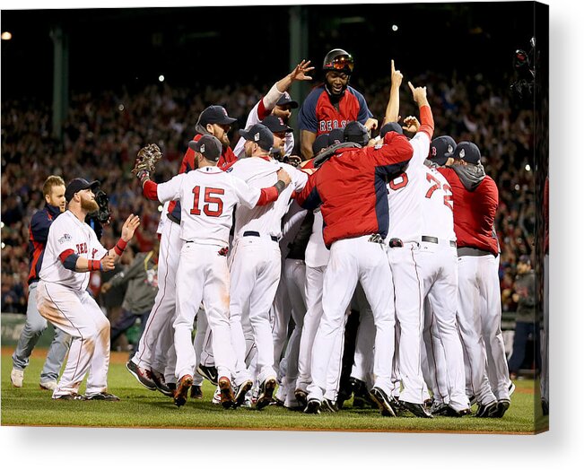 Playoffs Acrylic Print featuring the photograph World Series - St Louis Cardinals V by Rob Carr