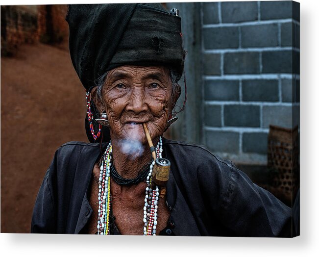 Old Lady Acrylic Print featuring the photograph Untitled #10 by Joxe Inazio Kuesta