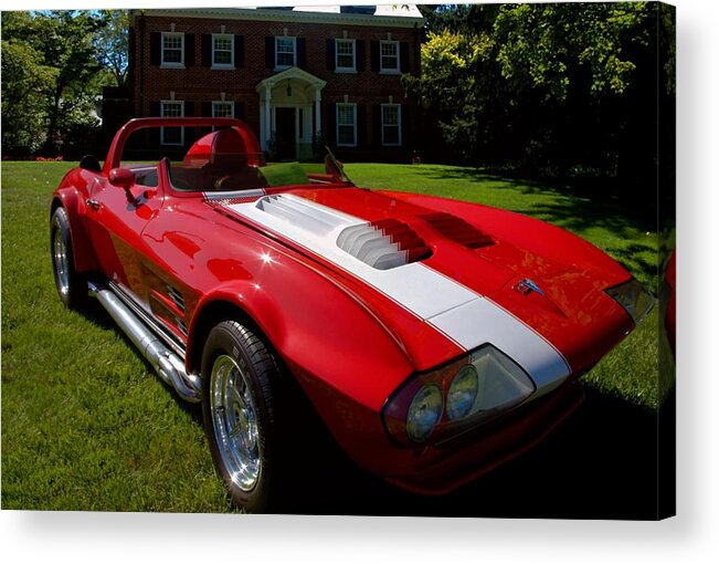 1963 Acrylic Print featuring the photograph 1963 Grand Sport Covette by Tim McCullough