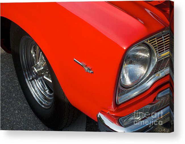 4th Annual Acrylic Print featuring the photograph 1965 Plymouth Belvedere by Mark Dodd