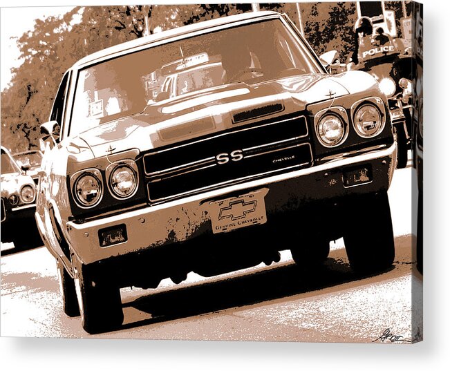 1970 Acrylic Print featuring the photograph 1970 Chevy Chevelle SS 396 by Gordon Dean II