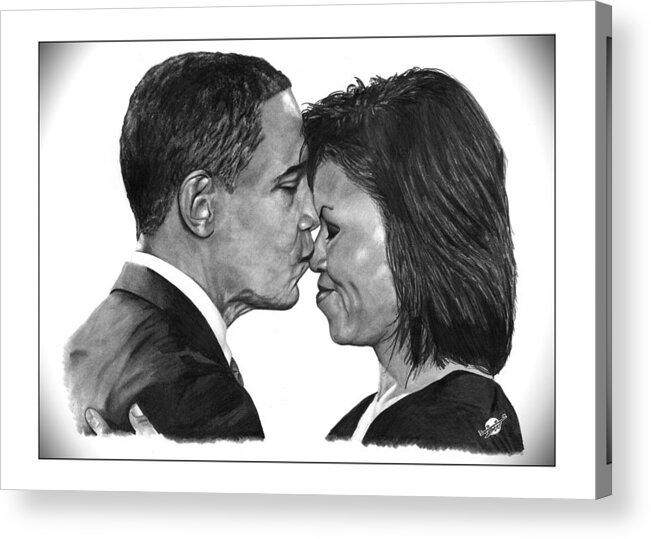 President Acrylic Print featuring the drawing First Order of Business #2 by Brian Wylie