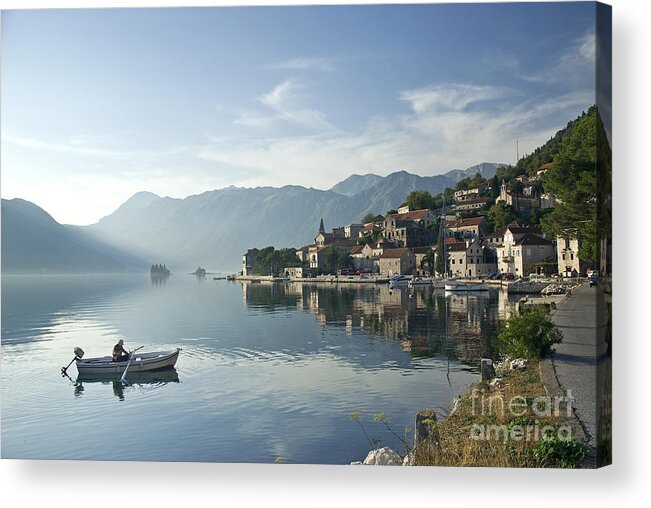 Perast Acrylic Print featuring the photograph Perast Village In Montenegro #2 by JM Travel Photography
