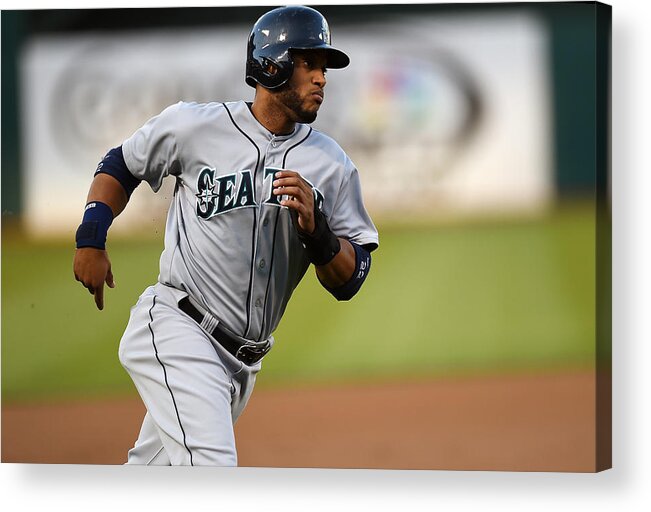 American League Baseball Acrylic Print featuring the photograph Seattle Mariners V Oakland Athletics #6 by Thearon W. Henderson