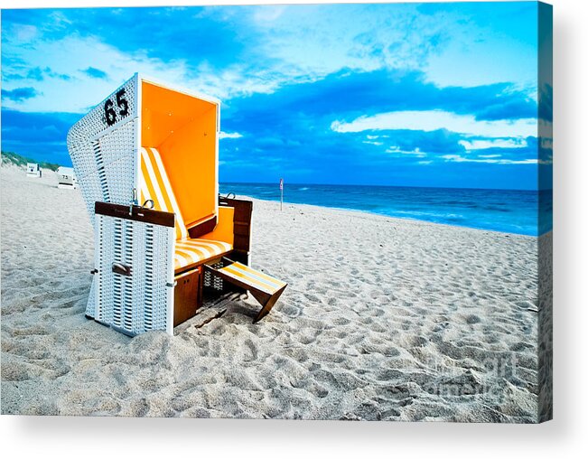 Beach Acrylic Print featuring the photograph 65 Invites by Hannes Cmarits