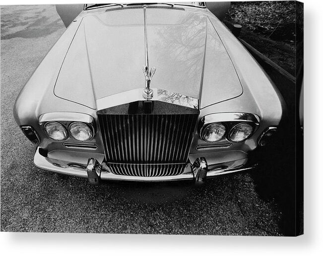 Auto Acrylic Print featuring the photograph A 1974 Rolls Royce by Peter Levy