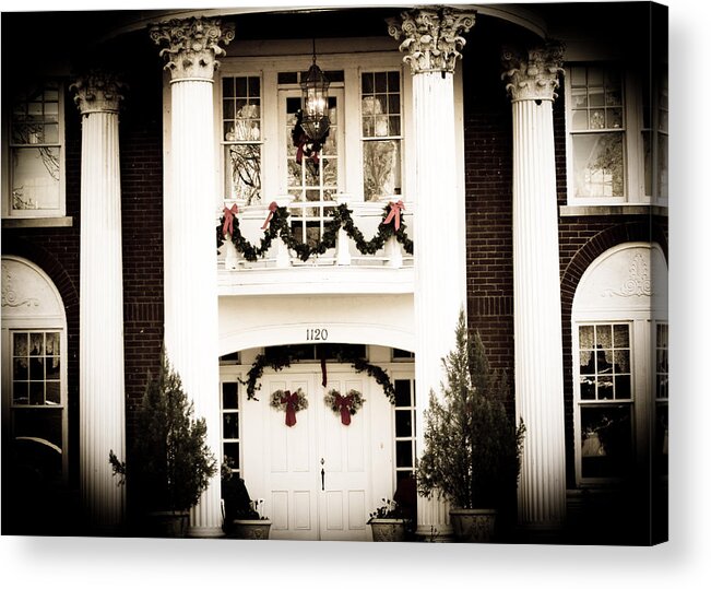 Christmas Acrylic Print featuring the photograph A Southern Christmas by Audreen Gieger