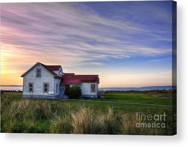Abandoned Acrylic Print featuring the photograph Abandoned With A View by Eddie Yerkish