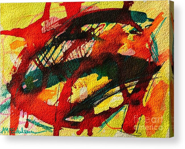 Abstract Acrylic Print featuring the painting Abstract 73 by Ana Maria Edulescu