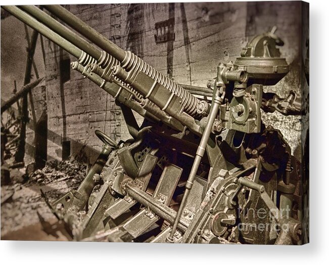 Wwii Acrylic Print featuring the photograph Air Raid by Ken Williams