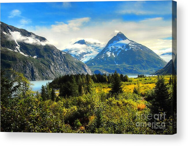 Alaska Acrylic Print featuring the photograph Alaska In All Her Glory by Dyle  Warren