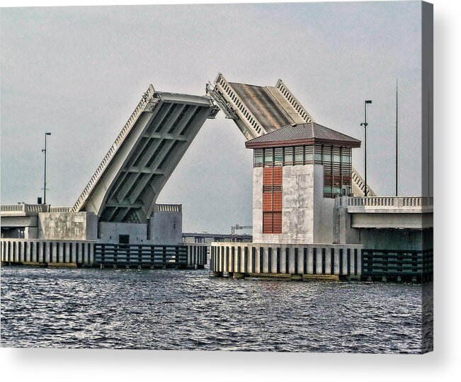 Victor Montgomery Acrylic Print featuring the photograph Alfred Cunningham Drawbridge by Vic Montgomery