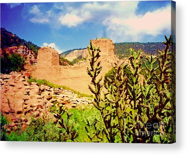 Desert Acrylic Print featuring the photograph American Southwest by Desiree Paquette