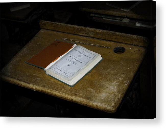 School Acrylic Print featuring the photograph An Open Book by Judy Hall-Folde