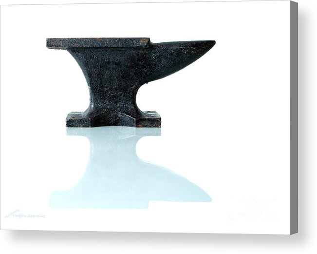 Blacksmith Tools Acrylic Print featuring the photograph Anvil by Torbjorn Swenelius