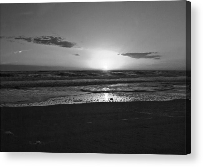 Sunsets Acrylic Print featuring the photograph Atlantic Surf Sunrise Sun168 by Gordon Sarti