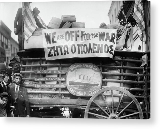 1912 Acrylic Print featuring the photograph Balkan War, 1912 by Granger