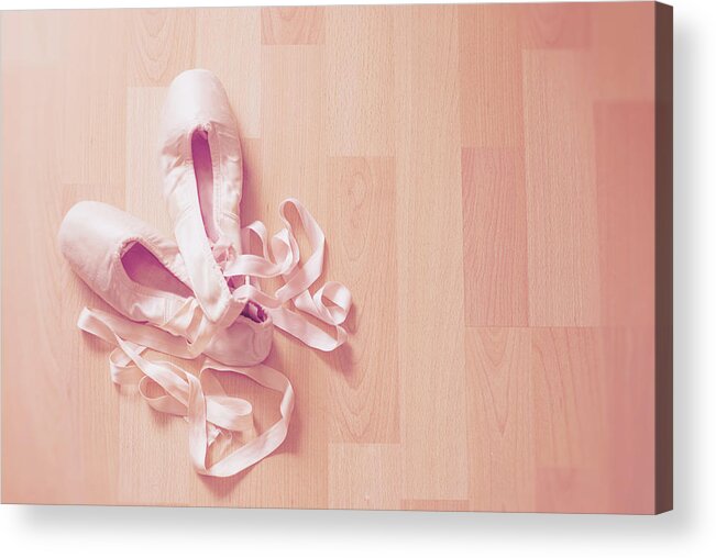 Ballet Shoe Acrylic Print featuring the photograph Ballet Shoes by Libertad Leal Photography