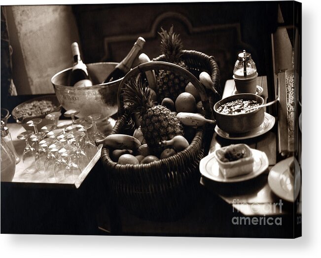 Champagne Acrylic Print featuring the photograph Brunch in the Loire Valley by Madeline Ellis