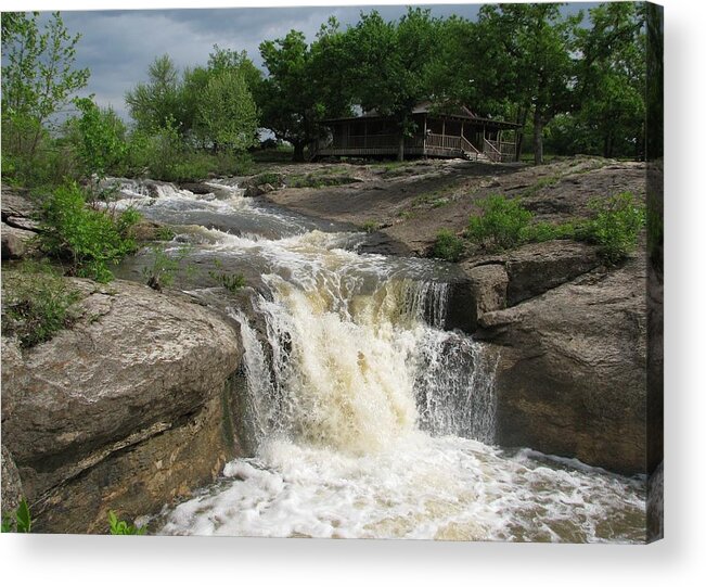 Butcher Falls Acrylic Print featuring the photograph Butcher Falls by Keith Stokes